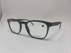 A2773 Nautica N8188 001 52/20 M 145 Shiny Black Full Rim Eyeglasses