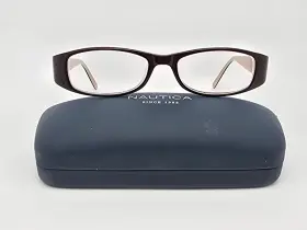 N8605 Nautica 110 Dark Tortoise On Crystal Pink Eyeglasses Frame With Case 52mm