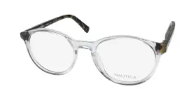 49-18-140 Nautica Nlo5005 New Eyeglasses Full-rim Crystal Plastic Mens 971 Oval
