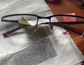 New Balance 564721770 Nb 506-1 Black/red Eyeglass Frames 56 19 140 B-12