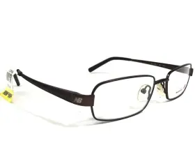53-17-135 New Balance Nb414a-1 Eyeglasses Frames Brown Rectangular Full Rim