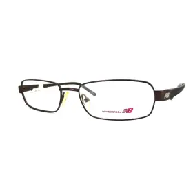 53-17-135 New Balance Nb414a-4 Eyeglasses Frames Brown Rectangular Full Rim