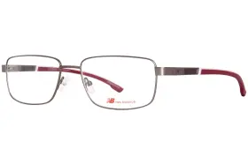 Nb543-2 New Balance Nb543 Eyeglasses Mens Gunmetal Full Rim Rectangle Shape 57mm