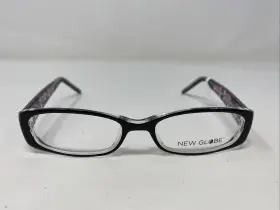 46-15-125 New Globe L4048-p Black Crystal Full Rim Eyeglasses Frame I190
