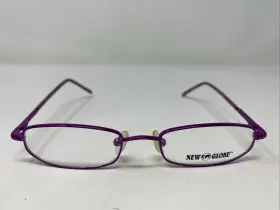 47-17-135 New Globe L5138 Purple Metal Full Rim Eyeglasses Frame Bu10