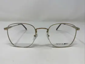 51-20-145 New Globe L5180 Gold Metal Full Rim Eyeglasses Frame Qp14