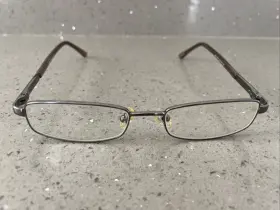 50-16-140 New Globe M558 Brown Gunmetal Metal Full Rim Eyeglasses Frames Only