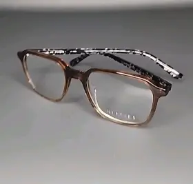 Ni9517 Nifties Gradient Walnut Col. 5545 Full Rim Eyeglass Frame 50/18/140