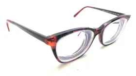 Ni9521 Nifties Col. 3734 Red Cat Eye Eyeglasses Frames 49-16 140 Designer Women
