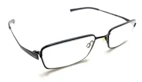 4220-007 Nike 4220 007 Black Slim Rectangle Eyeglasses Frames 52-18 145 Designer Sports