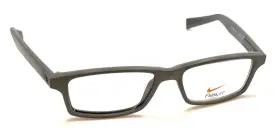 4259-024 Nike 4259 024 Matte Gray Rectangle Eyeglasses Frames 52-16 145 Designer Unisex
