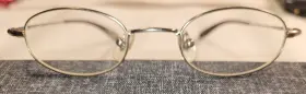 4602-220 Nike Flexon 4602 220 Light Brown Metal Oval Eyeglasses Frames 43-19 135 Japan