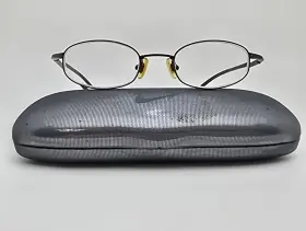 45-19-135 Nike 4607 Flexon 211 Brown Oval Eyeglasses Frame With Case Japan