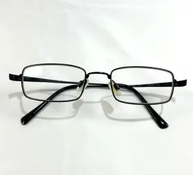 4631-426 Nike Flexon 4631 426 Black Metal Rectangle Eyeglasses Frames 49-18 135 Designer