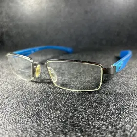 4634 Nike With Flexon 037 Silver Blue Authentic Eyeglasses 47-17 130