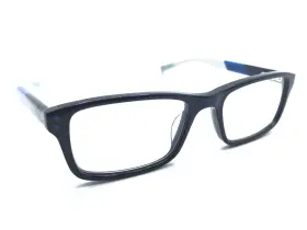 5537-411 Nike 5537 411 Navy Blue Gray Eyeglasses Frames 47-16 130 Designer Kids Youth