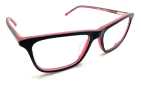 5541-015 Nike 5541 015 Black Red Rectangle Eyeglasses Frames 48-14 130 Designer Youth