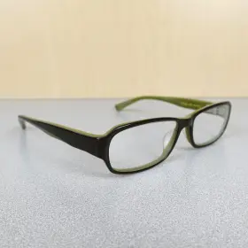 7008-318 Nike 7008 318 Green Brown Rectangle Eyeglasses Frames 140 Unisex Good