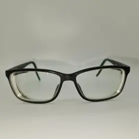 7118-306 Nike Live Free 7118 306 Matte Black Green Rectangle Eyeglasses Frames 55-14 140