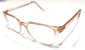 7126 Nike 682 Crystal Pink Fade Square Eyeglasses Frame 50-18 145