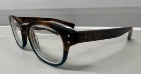 Nike 7204 Eyeglasses Frames 205 140 208 Brown Havana / Blue Ombre Free Shipping