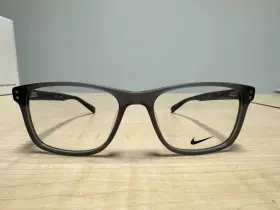 54-17-140 Nike 7240g New 7240 Eyeglass Frames Grey Square Full Rim