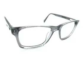 7243-020 Nike 7243 020 Clear Dark Gray Rectangle Eyeglasses Frames 52-17 140 Unisex Youth