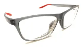 7272-034 Nike 7272 034 Cold Insert Clear Gray Red Rectangle Eyeglasses Frames 56-15 145