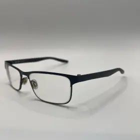 56-16-140 Nike 8130-001 Eyeglasses Frames 8130 001 Black Rectangular Full Rim Only
