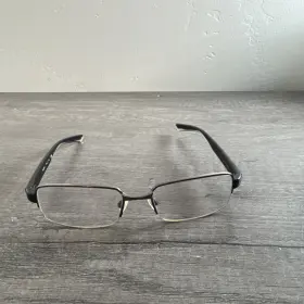 55-18-140 Nike 8169-070 Eyeglasses 8169 070 Satin Gunmetal Black Half Rim Frames Only