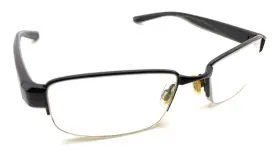 8170-002 Nike 8170 002 Black Metal Half Rim Eyeglasses Frames 52-1 8 140 Men Women Sports