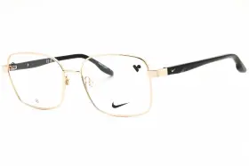 8401717 Nike 8401 717 Eyeglasses Gold Black Frame 53mm