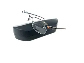 Nike-8141 Nike 886895530323 New Frames Half Rimless Eyeglasses Mens Glasses 8141 212 55 17 140 Brown