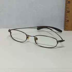 9012mgb Nike Eyeglasses Frames Brown Full Rim Lightweight Sport Glasses