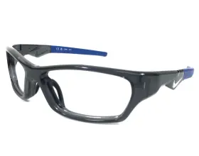57-15-130 Nike Ar7253 Eyeglasses Frames Jolt Dz7378 060 #3 Gray Blue Wrap Full Rim