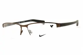 Nike Nk8098-215-56 Eyeglasses Frame Size 56 Mm 16mm 140mm Khaki Men 886895760010