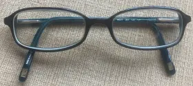 Nine West 301-ij5 Women S Eyeglasses 301 1j5 49-16 135 Full Rim Acetate Gray Blue Frame