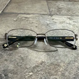 52-15-135-33 Nine West Nw1021 250 Brown Full Rim Metal Flex Eyeglass Frames Only