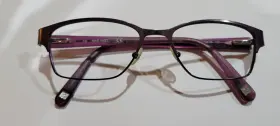 Nine West Nw1031 Eyeglass 512 Frames Purple Crystal Glitter 50 16 135 Glasses