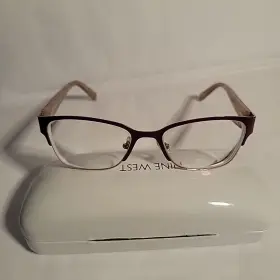 Nw1075 Nine West Nw 1075 434 Full Frame Eyeglasses 49- 16- 135 Brown Used