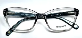 Nine West Nw5060057523417135 Nw5060 057 Grey S Flex Hinges Woman Full Rim Eyeglass Frame 52-17-135