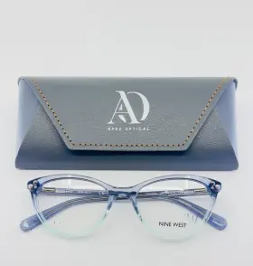 49-16-130 Nine West Nw5152 New 430 Grey Green Womens Cat Eye Eyeglasses B 36