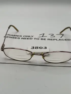 Nine West Osu9 Eyeglasses Frame 334 50 18 135 Brown Gold