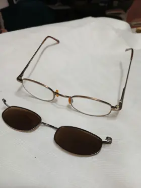 Nb018ab43 Nino Balli Frames Antique Brown Flex Hinges Italian Tortise No Damage
