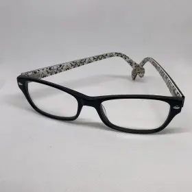 R582 Nrg Silver Dollar 135 Eyeglasses Or Sunglasses Frames Only Black And White