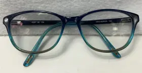 R587 Nrg Series #3 Womens Blue/green Cateye Eyeglass Frames Only 48 15 130