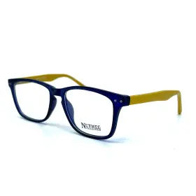 Nm-202 Nutmeg Collection Eyeglasses Blue Yellow Full Rim Frames 53 17 140