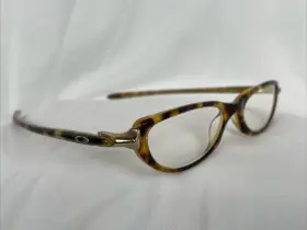 48-18-133 Oakley 11-596 Vintage Eyeglasses Frames Tangent Tortoise Brown Gold