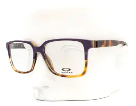 1128-0252 Oakley Ox Confession Eyeglasses Glasses Purple / Brown Tortoise 52mm