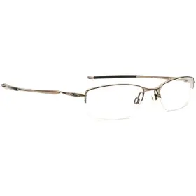 22-149 Oakley Eyeglasses Transistor Brushed Chrome Half Rim Metal 51 18 135